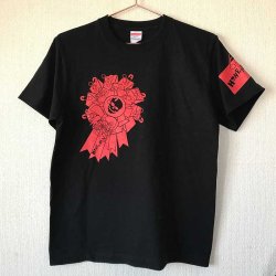 画像1: ☆HONEY BILLY☆オリジナルTシャツ／黒× 赤