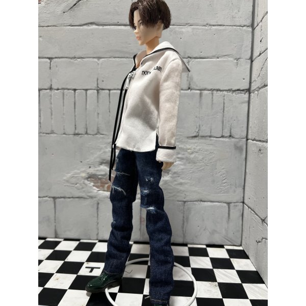 画像2: ダメージデニムパンツ【1/6男子図鑑】 (2)